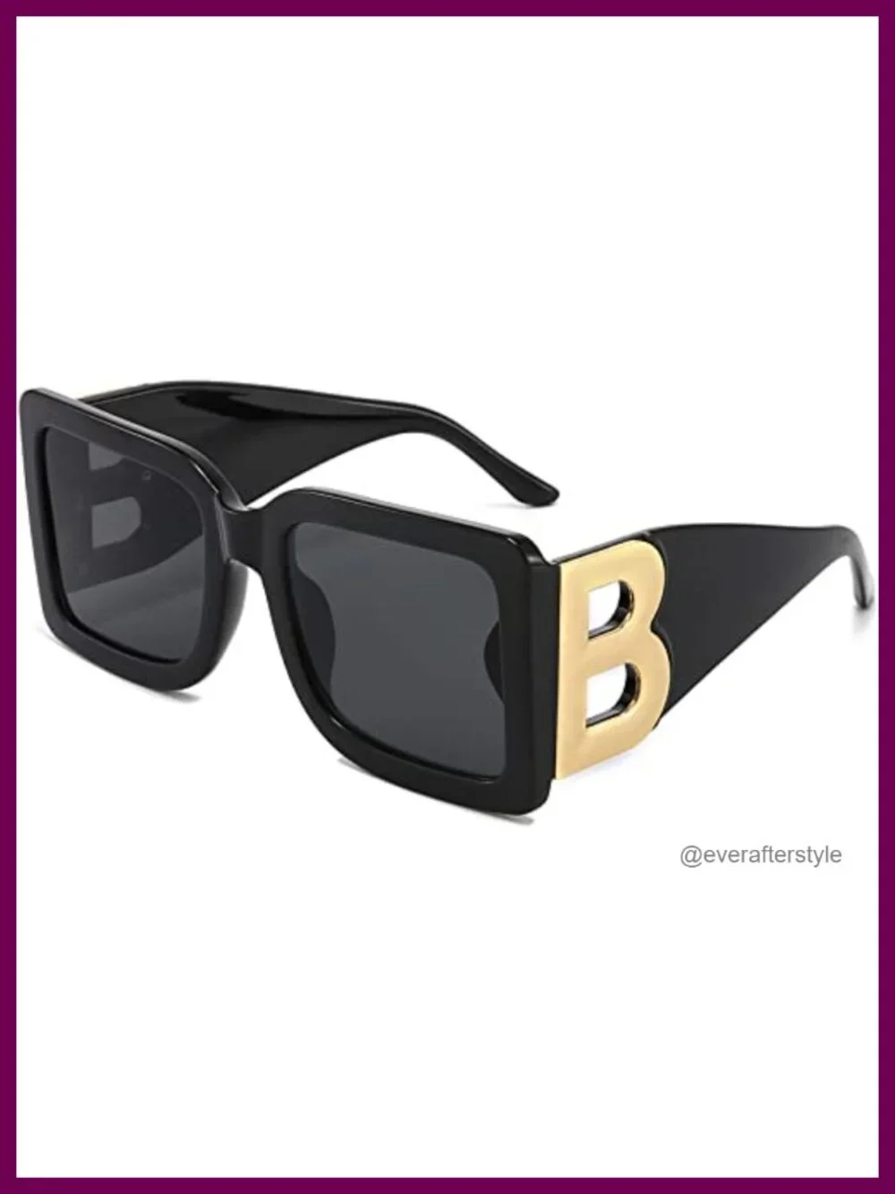 Large Square Sunglasses for Women UV400 Protection Oversized Frame